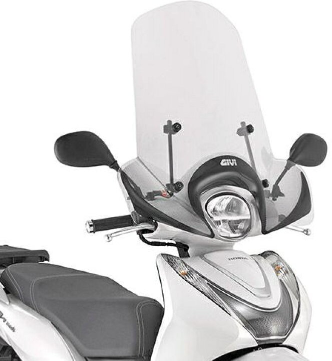 楽天市場】Givi / ジビ ウインドスクリーン クリア 51x66 cm Honda SH 