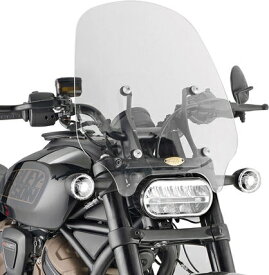 Givi / ジビ スクリーン Harley-Davidson Sportster 1250 S クリア dim. HxW 44x45 cm （A8401A フィッティングキット別途必要） | 8401A