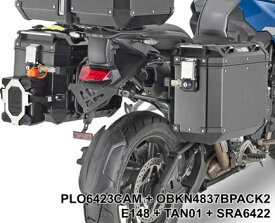 Givi / ジビ スペシフィックパニアホルダー Monokey Cam-Side Trekker Outback サイドケース for Triumph Tiger 1200 GT Explorer | PLO6423CAM