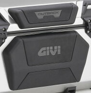 GIVI / ジビ パッセンジャーバックレスト- ブラック Trekker Outback（トレッカーアウトバック） EV