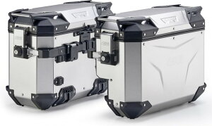 GIVI / �W�r Trekker Outback�i�g���b�J�[�A�E�g�o�b�N�j Evo �T�C�h�P�[�X�Z�b�g - �A���~ 37L. �� / 3