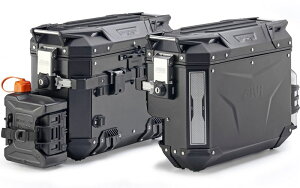 GIVI / �W�r Trekker Outback�i�g���b�J�[�A�E�g�o�b�N�j Evo �T�C�h�P�[�X�Z�b�g - �u���b�N - 37L. ?