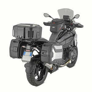 GIVI / �W�r XSPACE �g�����g�b�v�P�[�X/�T�C�h�P�[�X���p 27L-36L �u���b�N �A���~�J�o�[�d�l MONOKEY�P�[�X | XP01AAA