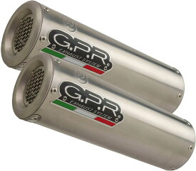 GPR / ジーピーアール オリジナル Aprilia Rsv 1000 R-Factory 2006/10 Pair Homologated スリッポンエキゾース