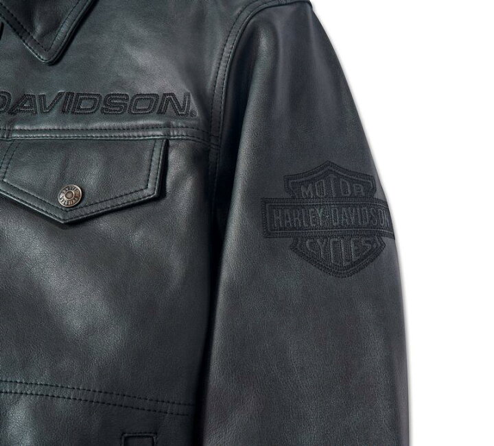 楽天市場】Harley-Davidson Jacket-Leather- Black leather | 97002 