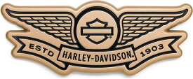 Harley-Davidson Medallion-Bar & Shield-Gold Wi | 14101835