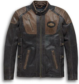 Harley-Davidson H-D? Triple Vent System" Trostel Leather Jacket- Dark brown | 98053-19EM