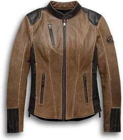Harley-Davidson H-D? Triple Vent System" Gallun Leather Jacket- Brown | 98066-19EW