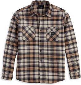 Harley-Davidson Shirt-Woven- Brown Plaid | 96367-23VM