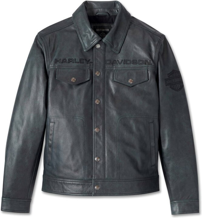 楽天市場】Harley-Davidson Jacket-Leather- Black leather | 97002 