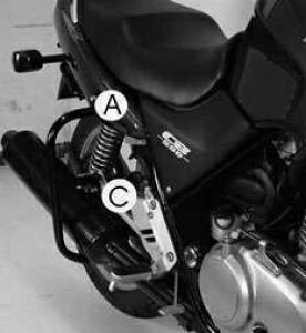 �w�v�R���x�b�J�[ �v���e�N�V�����o�[ �o�b�N �u���b�N Honda CB 500 / S 1993- | 504103 00 01