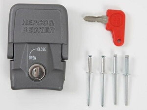 Hepco & Becker / �w�v�R&�x�b�J�[ Fixing lock for GOBI side case - �V���o�[ | 710111 00 09-922