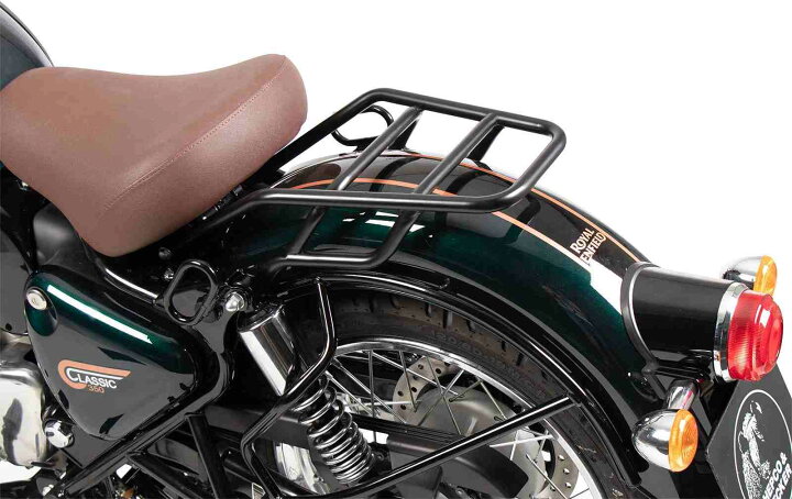 楽天市場】ヘプコ＆ベッカー リアキャリア ブラック Royal Enfield 