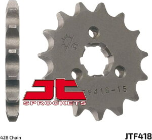 JT �X�v���P�b�gS Front �X�v���P�b�g 14 Teeth Steel �X�^���_�[�h 520 Pitch Type 418 Kawasaki KE125 | JTF418.14
