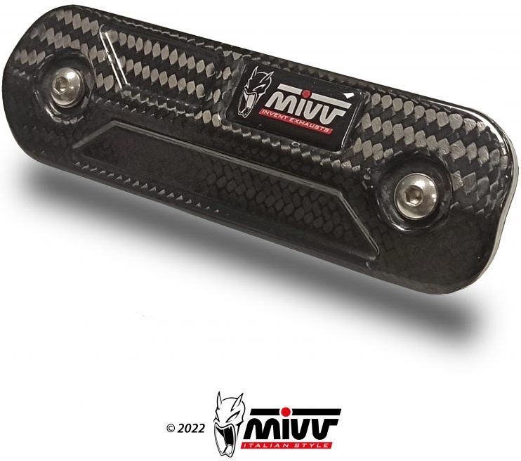 Mivv Optional carbon heatshield for no-kat A.017.C1 | ACC.083.0：ワンダーテック