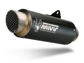 MIVV / ミヴマフラー SPORT スリップオン Muffler GPpro STEEL ブラック For HONDA X-ADV 750 | H.066.LXBP
