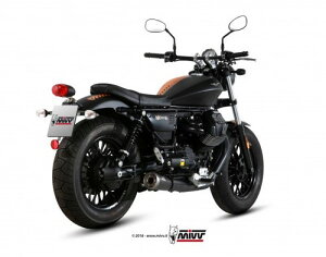 MIVV / �~��GHIBLI �X���b�v �I�� �u���b�N�X�e�����X�X�`�[�� for MOTO GUZZI V9 BOBBER / ROAMER (2016) | M.