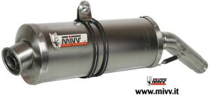 MIVV / �~�� -SPORT OVAL- �X���b�v�I�� �X�e�����X for SUZUKI GSF 600 BANDIT (95-04)