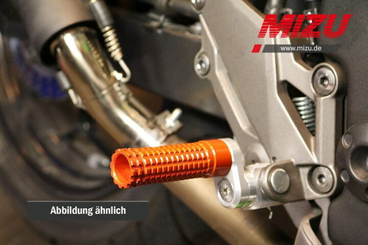 楽天市場】Mizu アジャスタブル レーシング フットペグ ABE認可品 