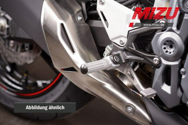 楽天市場】Mizu レーシングフットペグ ABE認可品 シルバー/シルバー 
