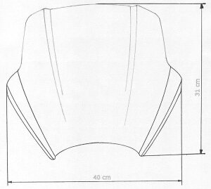 MRA / �G���A�[���G�[ SPEED-SCREEN A BMW F800R - Speed-Screen A for Naked-Bikes all years | 4025066131600