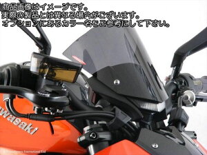 Powerbronze / �p���[�u�����Y ���C�g�X�N���[�� �t���X�g�T�t�@�C�� �u���[ KAWASAKI Z1000 14-19 Z1000R 17-19 (205 MM HIGH X 205 MM WIDE) | 430-U154-018