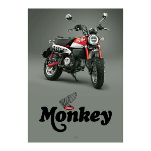 Pyramid Plastics / �s���~�b�h�v���X�`�b�N Monkey�i�����L�[�j 125 Pearl Nebula ���b�h Poster Honda Monkey�i�����L�[�j 125 2018- | MP100R