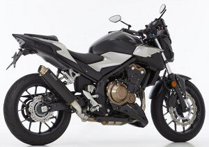 SHARK / V[N}t[ SRC 4 slip on exhaust (2-1)- Black- Round | 845103