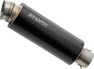 SHARK / V[N}t[ SRC 4 slip on exhaust (4-1)- Black- Round | 845139