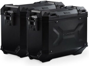 SW-MOTECH TRAX ADV aluminium case system Black. 37/45 l. Moto Guzzi V85 TT (19-). | KFT.17.925.70000/B