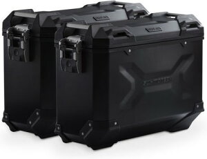 SW-MOTECH / SW���e�b�N TRAX ADV �A���~�P�[�X �V�X�e�� �u���b�N 37/37 l. Yamaha MT-09 �g���[�T�[ (14-18