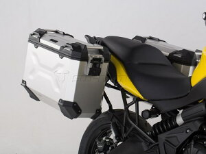 SW���e�b�N / SW-MOTECH TRAX�i�g���b�N�X�j ADV �p�j�A�V�X�e�� �V���o�[ 37/37 L- Kawasaki Versys 650 (15-