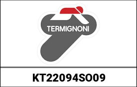 Termignoni / テルミニョーニ SLIP ON CONICAL ブラック + LINK- STAINLESS STEEL- TITANIUM- Racing- Without Catalyzer | KT220