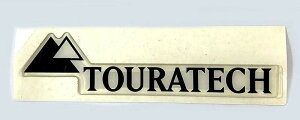 TOURATECH / �c�A���e�b�N Polyglass 3D sticker Touratech black 200 x 50 mm