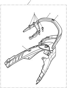 Triumph Insert Badge Triangular | A9930419