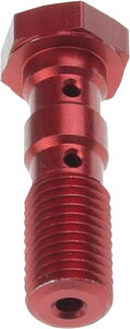 TRW DOUBLE BANJO BOLT RED M10X1-25 | MCH951R
