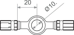 TRW BANJO CONNECTOR M10 GD | MV10K00G