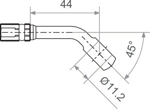 TRW BANJO 7/16 45 BK | MV11C45S