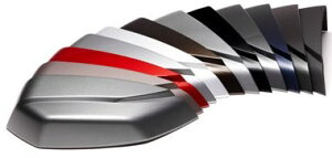 YAMAHA OEM / ヤマハ純正 トップカバー (50Lトップケース用) −未塗装 ブラック − l 34B-F843F-00-0