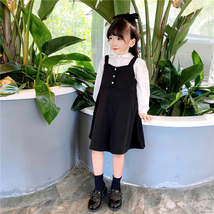 楽天市場 2点セット ジャンパースカート 入学式 子供ドレス スーツ 女の子 キッズ フォーマルスーツ ワンピース 長袖 春秋 七五三 子供服 可愛い 結婚式 セットアップ 子供スーツ 女の子 お洒落 スカート シャツ 入園式 卒園式 卒業式 発表会 上下セット カジュアル Kira