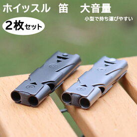 2個セット ホイッスル 防災ホイッスル 高デシベル 防災グッズ 大音量 口笛 求生 緊急笛 遠足 登山 防犯 救急 救助笛 呼子笛 アウトドア コーチ 審判