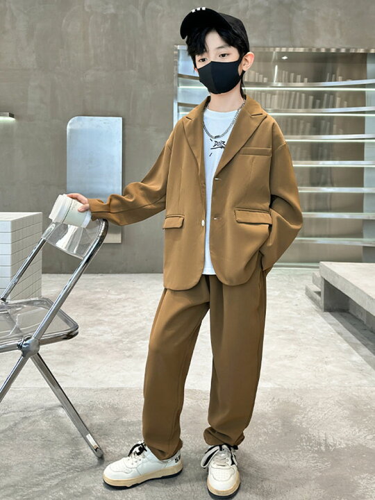 楽天市場】2点セット キッズ スーツ カジュアル 男の子 子供服  