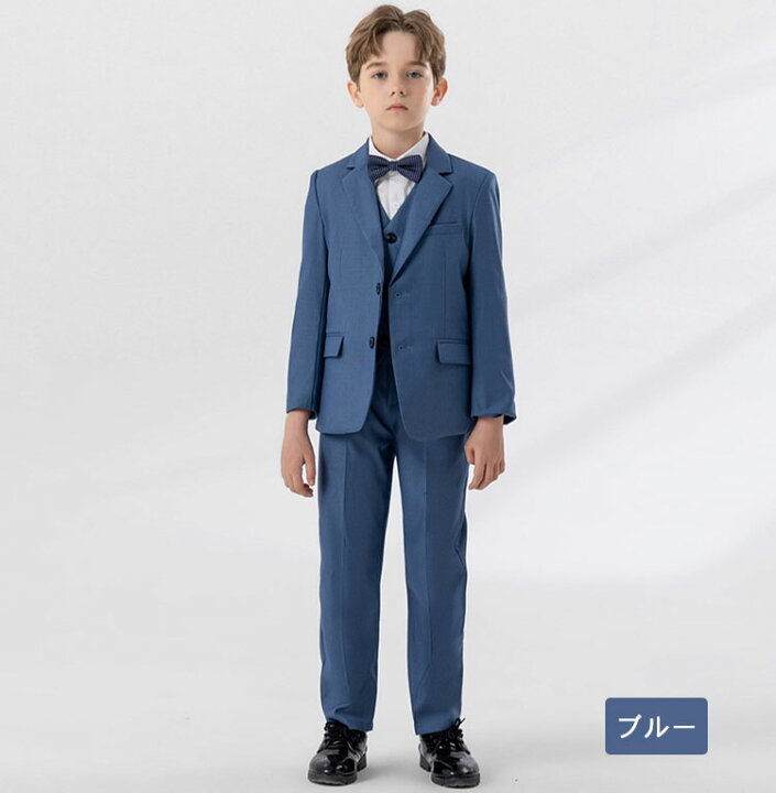 楽天市場】5点セット 子供 フォーマル スーツ 男の子 キッズ ボーイズ 