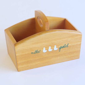 木製雑貨 ボックス アヒルバスケット