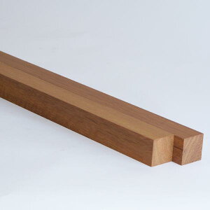 木材 堅木 端材ウリン・プレナー仕上げ450×36×36 2本1セット