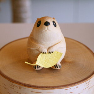 木彫り ももんが ゆらりんこ ももんが 小 うぃるびぃ工房 北海道 旭川クラフト