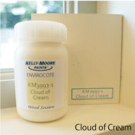 タッチアップ塗料 - Cloud of Cream クリーム色 KM3993-1 100ml - ケリーモア ペイント エンバイロ・コート 無臭 水性 屋内用アクリルペイント