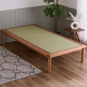 10/30限定!【ポイント5倍 23:59まで】畳 ベッドフレーム 畳ベッド 日本製 和紙畳 ロータイプ シングル 和風 和室 和モダン おしゃれ 巻スノコ 耐久性 撥水性 頑丈 傷みにくい 上品 オールシーズ
