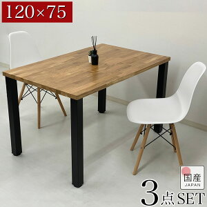 10/30限定!【ポイント5倍 23:59まで】ダイニングセット 120 3点セット 2人用 2人 ナチュラル オーク ダイニングテーブルセット ダイニングテーブル ダイニング ダイニングチェア 2人掛け ダイニ