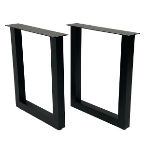 10/30限定!【ポイント5倍 23:59まで】ア イアン脚 diy ロ型68 アイアン足 テーブル脚 アイアン パーツ 一枚板 アジャスター 脚 ダイニングテーブル 60mm角 セット 鉄 ツヤ消し ブラック脚 ブラック